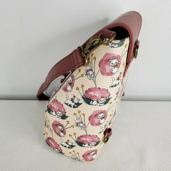 Loungefly Disney Aristocats Convertible Backpack Bonjour Marie Purse Wallet Set - Picture 6 of 9